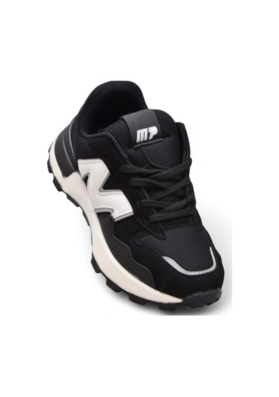 M.P Mp 2091 Rahat Ortopedik Taban Günlük Unisex Spor Ayakkabı Ortopedik Taban Siyah
