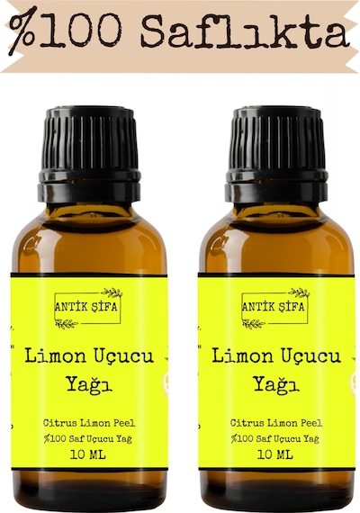 %100 Saf Limon Kabuğu Yağı - 2 X 10 Ml 20 ML