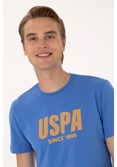 U.S. Polo Assn. Erkek Regular Fit Bisiklet Yaka İndigo Tişört 50306966-VR028 U.S. Polo Assn. Erkek Regular Fit Bisiklet Yaka İndigo Tişört 50306966-VR028