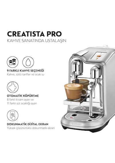 Nespresso J620 Creatista Pro Kapsüllü Kahve Makinesi