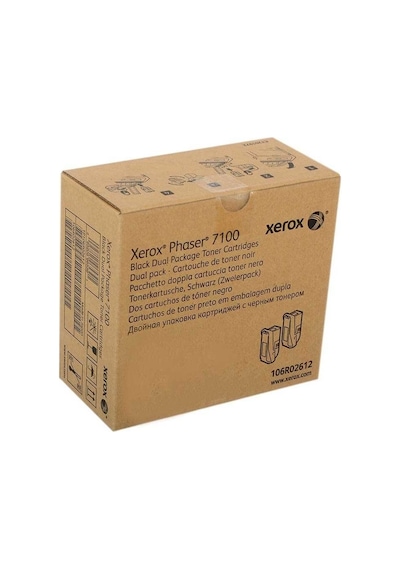 Tonersepeti Xerox Phaser 7100 106r02612 Siyah Toner 2'li Paket