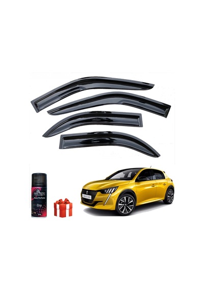 Caraks Peugeot 208 Mügen Cam Rüzgarlığı 2020 Sonrası 4'lü Takım + Koku