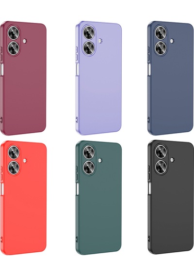 Realme Note 60 Kılıf İçi Süet Tasarımlı Renkli Lansman Kapak