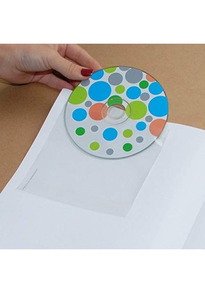 Aso Cd Dvd Zarfı Arkası Yapışkanlı 13x13 Cm Plastik Şeffaf 100 Adet