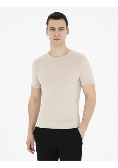 Pierre Cardin Erkek Bej Kazak /triko 50288845-vr011 Bej