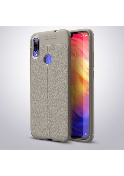 Xiaomi Redmi Note 7 Kilif Deri Tarzi Niss Silikon Case 389472364