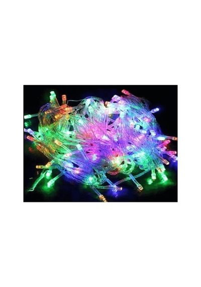 100 Ledli 8 Fonksiyonlu Dekor Lambası 10m Rgb Karışık