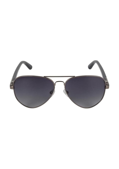 Flirt Fl 795 430p 59 Polarize Erkek Pilot Gri Metal Güneş Gözlüğü Gri