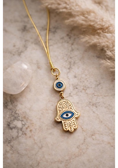 Fatma Eli Nazar Dikiz Aynası Süsü Evil Eye Araba Aynası Aksesuarı, Hamsa Nazar Boncuğu Araç İç Dekorasyonu 100CM-36W - 220V Standart