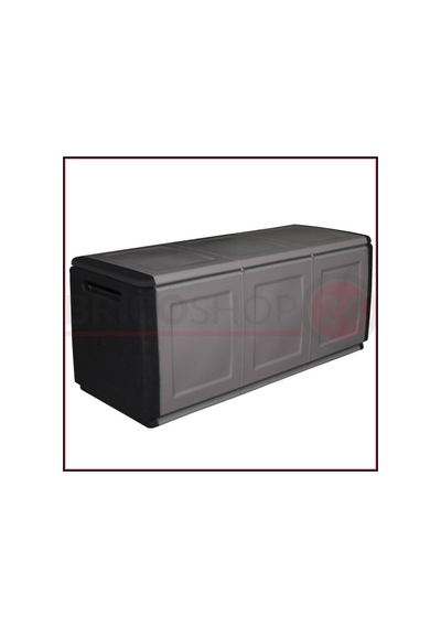 PLASTİK BAHÇE SANDIĞI 138X53X57 GRİ/SİYAH CB3/N Diğer