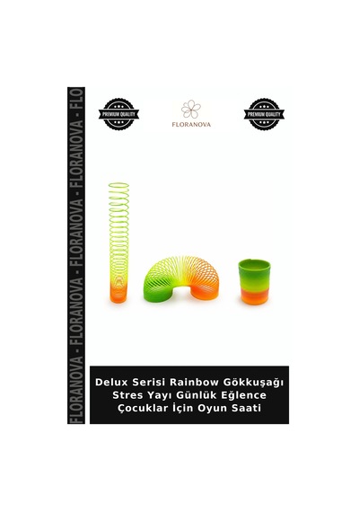 Delux Serisi Rainbow Gökkuşağı Yayı Günlük Eğlence Çocuklar İçin Oyun Saati