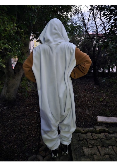 Olaf Kostümü Yetişkin Karlar Ülkesi Olaf Pijama Tulum Kostüm