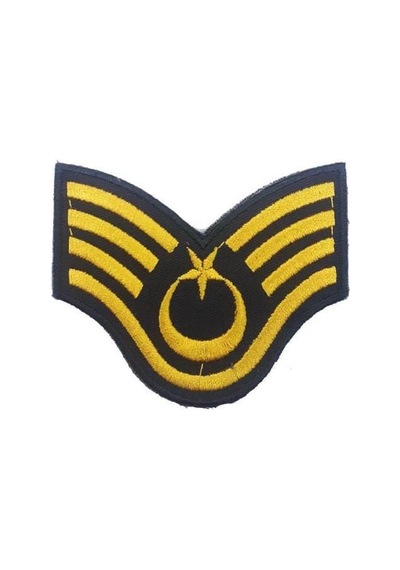 Astrid T Premium Askeri Sembol Unvan Nişanı Resmi Teçhizat Single Sword Jandarma Asayiş Harici Nakış Rütbe Çok Renkli