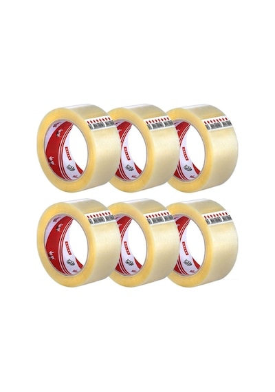 Ve-ge Koli Bandı 45X100 Şeffaf Aslan 6 Adet Ve-ge Koli Bandı 45X100 Şeffaf Aslan 6 Adet
