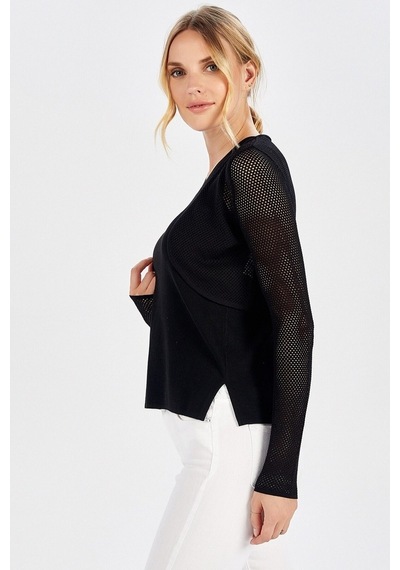 Peraluna Siyah File Bolero