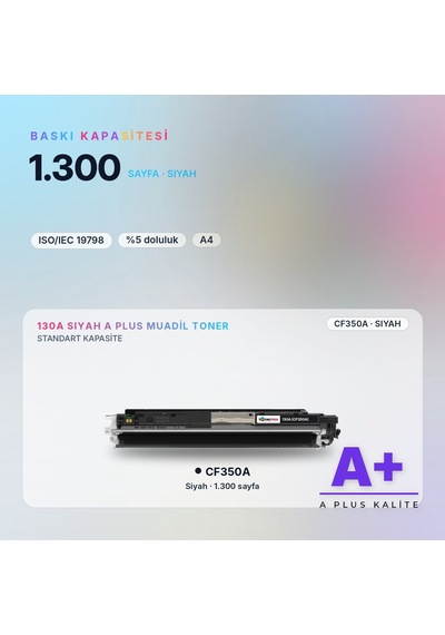 Hp 130a Cf350a Siyah Uyumlu Toner A Plus / Color Laserjet Pro Mfp M176 / M177