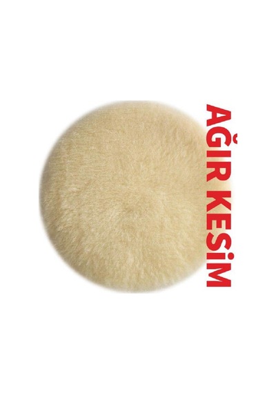 Carwax Kuzu Postu Yün Ped Sarı 16 Cm
