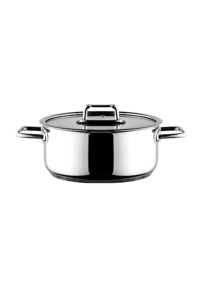 Aryıldız Colombus Metal Kulp Cam Kapak Derin Tencere - 24 Cm