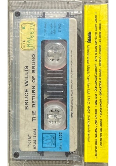 Plak Değildir Kaset Tir Bruce Willis The Return Of Bruno Kaset