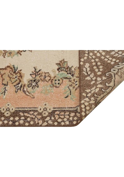 Eşsiz 100% Yün El Dokuma Vintage Halı 122 X 219 Cm 9197