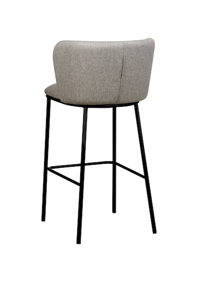 Mına 2'li Bar Sandalyesi Seti, 73 Cm Oturum, Ayak Destekli, Modern Tasarım Gri Mına 2'li Bar Sandalyesi Seti, 73 Cm Oturum, Ayak Destekli, Modern Tasarım Gri