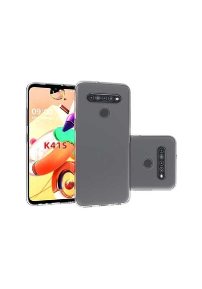 LG Uyumlu K41s Kılıf Zore Süper Silikon Kapak Renksiz