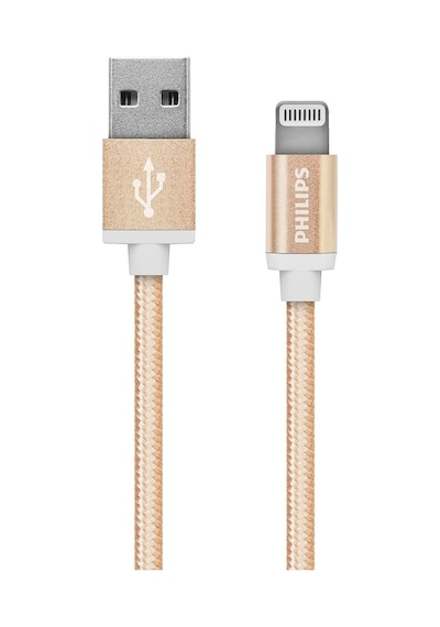 Philips Uyumlu DLC2508G/97 Lightning 1.2 M Hızlı Data Şarj Kablosu