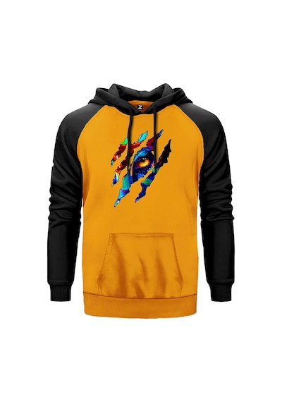 Avatar The Way Of Water Eye Sarı Renk Reglan Kol Sweatshirt Sarı