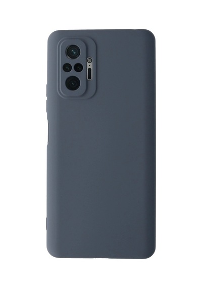 Xiaomi Redmi Note 10 Pro Kılıf Nano İçi Kadife Silikon - Gri -