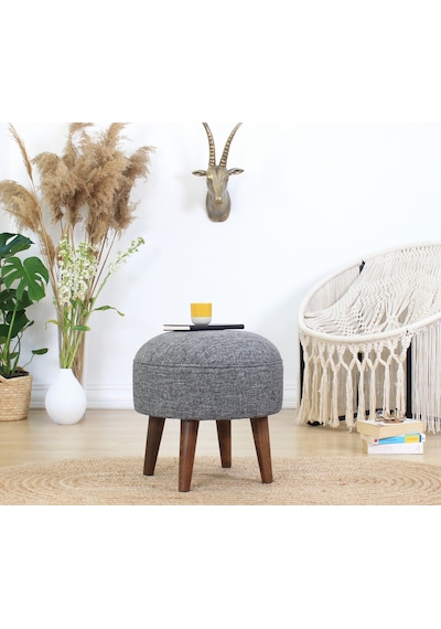 Lorencehome Deff Puf - Gri / Lorencehome