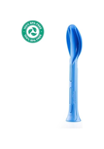 Combo 3 In 1 Çatal Kaşık Set Mavi Mavi