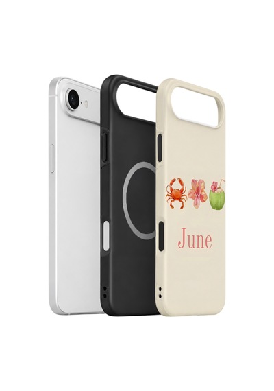 Apple iPhone Uyumlu 17 Air Vorian Çift Katmanlı Magsafe Kılıf June Seaside