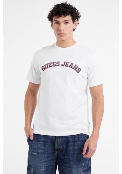 Guess Jeans Erkek Regular Fit Tişört M5rı75k8fq4 Beyaz
