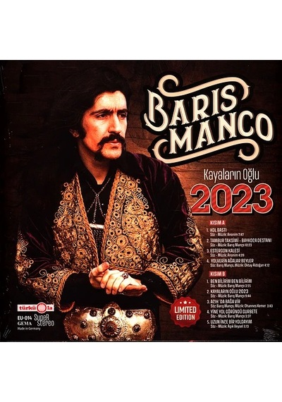 Barış Manço - Kayaların Oğlu 2023 - Türküola Almanya Baskı Plak
