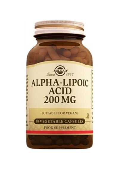 Solgar Alpha Lipoic Acid 200mg 50kap Skt:09/23