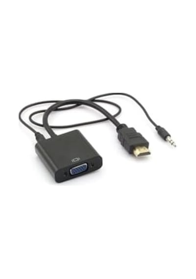 4488 Hdmı To Vga Ses Destekli Monitör Dönüştürücü Kablo Çevirici Adaptör