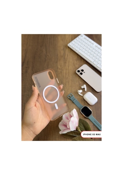 İphone Xs Max Magsafe Uyumlu Mat Sert Klein Kılıf Siyah