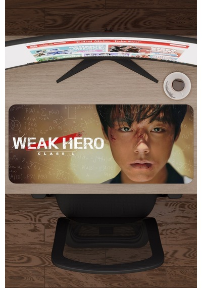 Weak Hero Class - K Drama V4 70x30 Xl Gaming Kauçuk Kaymaz Taban Mouse Pad Fare Altlığı
