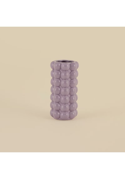 Karaca Home Rocco Silindir Vazo Lila 9,3 X 9,3 X 18 Cm Lila