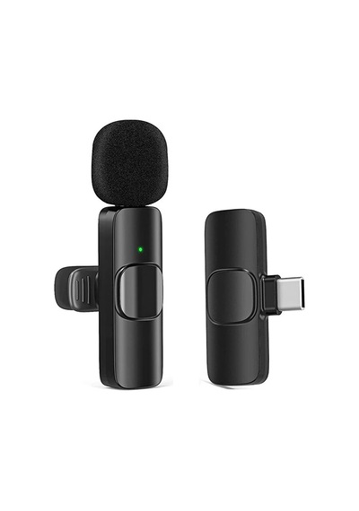 Type-c Girişli Telefon Uyumlu Kablosuz Mikrofon Bluetooth Röporta