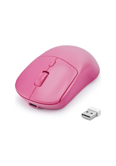 Dual Mode Şarjlı Kablosuz Mouse 2.4 Ghz Bluetooth 5.0 4000 Dpı Fuşya Hdx3415r