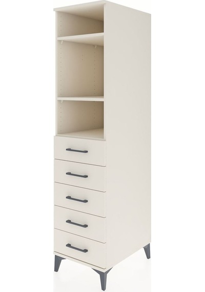 Kronos Dolap 3 Raflı 5 Çekmeceli 44x59x182 Aytaşı-aytaşı Aytaşı