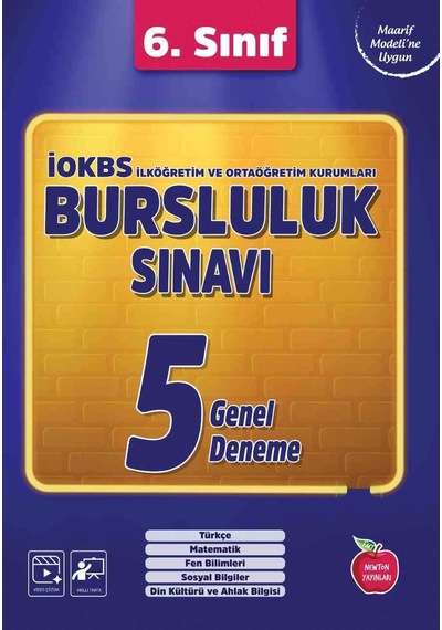 Newton 6.sınıf Bursluluk Sınavı 5 Genel Deneme