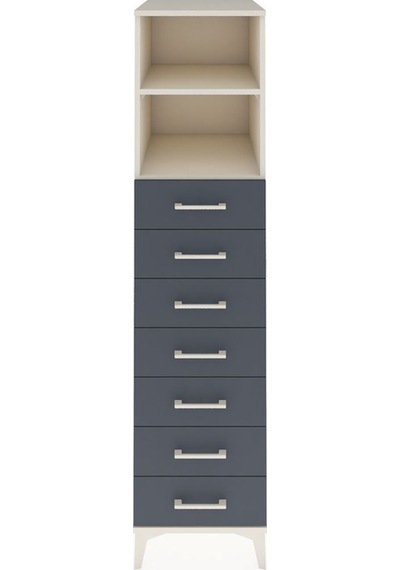 Kronos Dolap 2 Raflı 7 Çekmeceli 44x59x182 Aytaşı-antrasit Aytaşı Kronos Dolap 2 Raflı 7 Çekmeceli 44x59x182 Aytaşı-antrasit Aytaşı