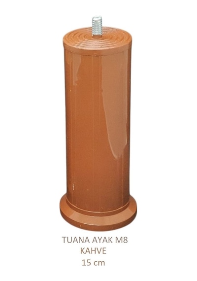 Tuana Ayak 15 cm M8 Cıvatalı Kahve