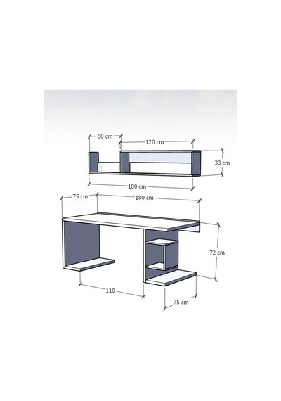Karnaval Çalışma Masası M35008-2 Raflı Ders Çalışma Masası Bilgisayar Masası Ceviz 180x75cm Karnaval Çalışma Masası M35008-2 Raflı Ders Çalışma Masası Bilgisayar Masası Ceviz 180x75cm