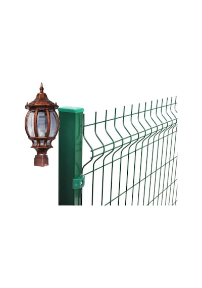 Panel Çim Çit Kare Tabanlı Sekizgen Direk Üstü Bahçe Armatürü (486563910)