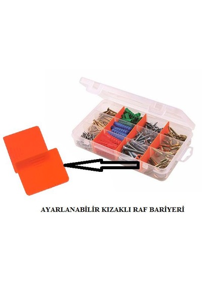 Organizer Bölmeli Saklama Kutusu Alet Çantası Düzenleme Kutusu El