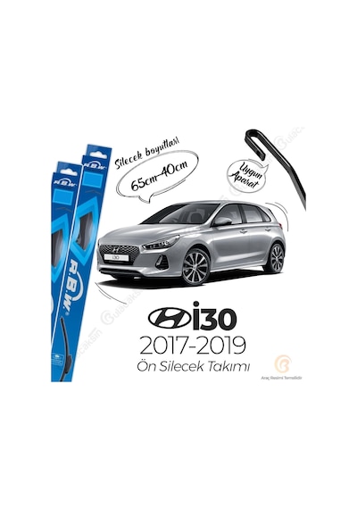 Hyundai i30 Muz Silecek Takımı (2017-2019) RBW
