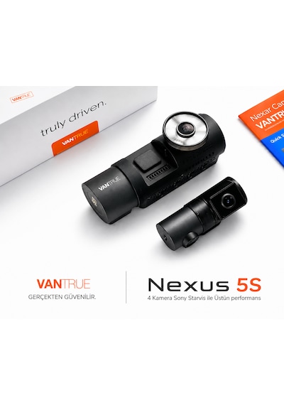 Vantrue Nexus 5s N5s 2.7k Qhd 4 Kameralı Sony Starvıs 2 Araç Kamerası